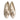 Women High Sole Slippers Intrecciate in Milk Nappa Leather