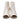 Women Open Toe Lasered Ankle Booties in Nappa Ivory