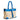 The Tote JT Bag in Canvas And Blue Leather
