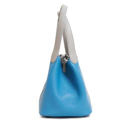 Women's Reversible Balloon Leather Bag in Limoges