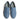 Men Slip On Leather Shoes in Softy Blue Jeans