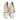 Women Open-Toe High Wedges in Nappa White