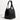 Women's Balloon Leather Bag in Black