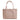 Infinity Small Leather Basket Bag in Cipria