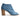 Women Leather Booties in Nappa Blue Jeans