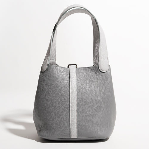Women's Reversible Balloon Leather Bag in Cervo Turbolance