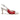 Woman Lasered Slingback Shoes in Patent Leather Red