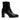 Women leather finish  Booties in Black