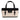 Women Mini Vanity Bag in Nappa Leather Black