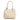 Top Handle Carre Leather Bag in Nappa Ivory