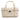 Women Mini Vanity Bag in Nappa Leather Ivory