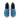 Women Open Toe Ankle Booties Lasered in Royal Blue Suede Leather