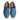 Men Slip On Intrecciato Leather Shoes in Softy Blue Jeans