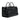 Leather Intrecciato Cabin Duffle Bag in Black