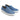 Men’s suede slip-on sneakers in Blue Jeans
