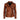 Women’s Leather Asymmetric Biker Jacket in Cognac Brown