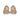 Women's Nude Suede Ballet Sneakers