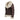 Women Cross Zip Leather Moto Shearling Jacket in Brown
