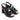 Women Intrecciato Open-toe Slingback Sandals in Nappa Black