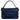 Women Intrecciato Top Handle Bag with Flap in Nappa Blue