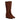 Women’s Knee-High Suede Boots in Brown