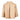 Women Cropped Nappa Leather Jacket in Beige
