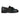Women's Black Leather & Pony Hair Loafers with Tassels