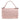 Women Intrecciato Top Handle Bag with Flap in Nappa Pink