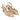 Women's Wafer Beige Leather Pumps with Museum Low Heel