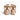 Women Leather Cut-Out Sandals with Block Heel in Nude