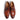 Men’s Leather Derby Shoes in Cognac Brown