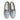 Women Slippers Intrecciate in Jeans Nappa Leather