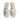 Woman Slip on Leather Pumps With Tassels in Nappa Ivory
