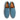Men Suede Leather Slip On with Lightweight Sole in Blue Jeans
