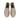 Women's Beige and White Raffia Woven Sabot