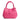 Women's Leather Lucia Bag Intrecciato Optical in Nappa Fucsia