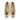 Women Ballerina Shoes with hidden heel in Nappa Ivory