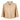 Women Cropped Nappa Leather Jacket in Beige