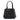 Top Handle Carre Leather Bag in Softy Pearlized Black