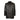 Men Pieno Fiore Reversible Long Leather Jacket in Black