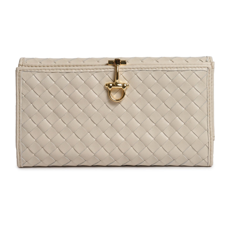 Pochette Portefeuille Clutch Rembourrée Femme Taille L - Neuf Multicolore, Style Tissu