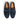 Men Suede Leather Loafers with Fringe in Indaco
