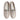 Women Slippers Intrecciate in Silver Nappa Leather