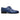 Men Crocodile Leather Lace Up Dress Shoes in Blue