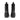 Women's Boots in Black Leather with Metallic Elastic