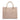 Twist Large Suede Leather Tote in Oasi