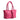 Sophia Petite Intrecciato Optical Shopping Bag in Nappa and Suede Fucsia