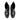 Women's Boots in Black Leather with Metallic Elastic