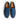 Comfort Line Men Slip-On In Morbidone Leather Navy Blue