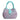 Women's Leather Lucia Bag Intrecciato Optical in Nappa Fucsia and Twinkletif